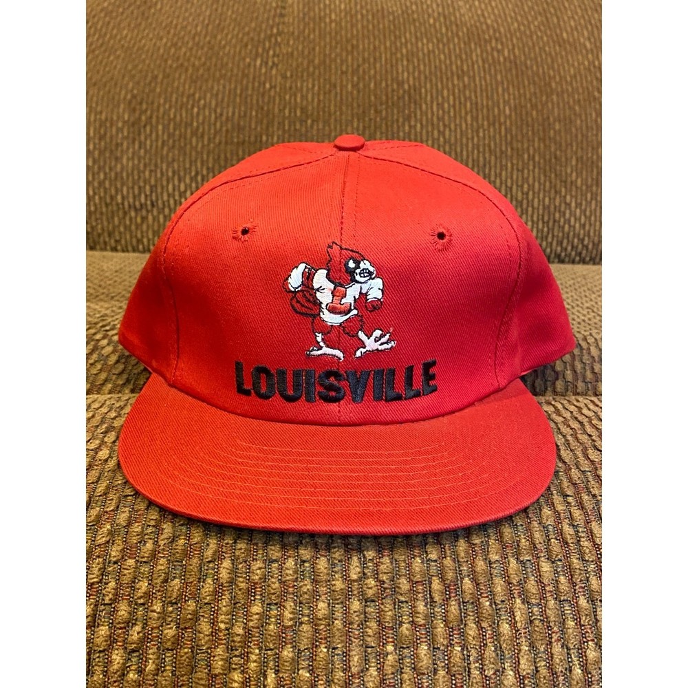 Vintage 90's Louisville Cardinals College Snapback Hat